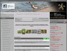 Tablet Screenshot of faune-drome.org